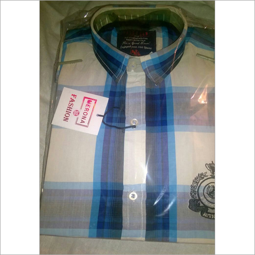 Mens Casual Check Shirt