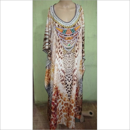 Poly Crepe digital kaftan